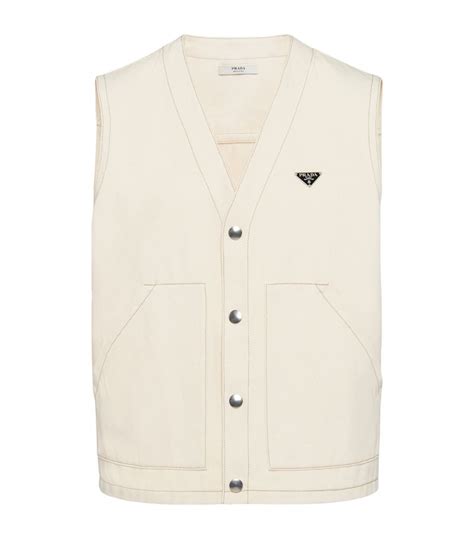 prada white gilet 2016|prada official website usa.